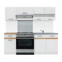 Bucatarie JUNONA LINE C decor BI/BIP/DCRZ